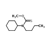 CAS 登录号：76926-60-8， O-甲基丁基(环己基)硫代氨基甲酸酯