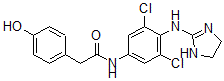 CAS#: 76958-98-0， N-[3,5-Dichloro-4-(4,5-Dihydro-1H-Imidazol-2-Ylamino)Phenyl]-2-(4-Hydroxyphenyl)Acetamide