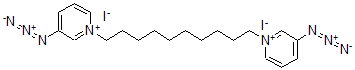 CAS#: 76986-86-2， 3-Azido-1-[10-(3-Azidopyridin-1-Ium-1-Yl)Decyl]Pyridin-1-Ium Diiodide