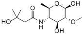 structure of CAS# 769959-88-8, Anthrose;4,6-Dideoxy-4-(3-Hydroxy-3-Methylbutanamido)-2-O-Methyl-D-Glucopyranose;ANTHROSE