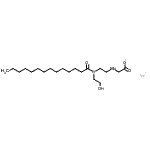 CAS#: 77056-22-5， Sodium ({2-[(2-hydroxyethyl)(tetradecanoyl)amino]ethyl}amino)acetate