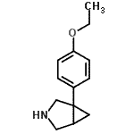 CAS#: 77062-88-5， 1-(4-Ethoxyphenyl)-3-azabicyclo[3.1.0]hexane