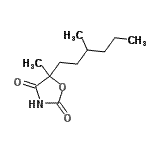 CAS#: 770655-35-1， 5-Methyl-5-(3-methylhexyl)-1,3-oxazolidine-2,4-dione