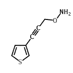 CAS#: 770683-20-0， 3-[3-(Aminooxy)-1-propyn-1-yl]thiophene