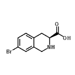 CAS#: 77141-10-7， (3S)-7-Bromo-1,2,3,4-tetrahydro-3-isoquinolinecarboxylic acid