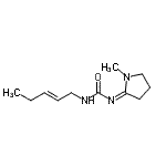 CAS 登录号：771432-09-8， 1-[(2Z)-1-甲基-2-吡咯烷基亚基]-3-[(2E)-2-戊烯-1-基]脲