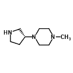 CAS#: 771438-38-1， 1-Methyl-4-[(3R)-3-pyrrolidinyl]piperazine