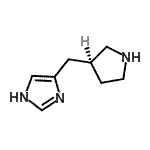 CAS#: 771474-27-2， 4-[(3S)-3-Pyrrolidinylmethyl]-1H-imidazole