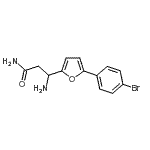 CAS#: 771522-77-1， 3-amino-3-[5-(4-bromophenyl)-2-furyl]propanamide