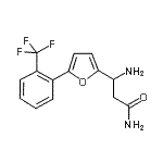 CAS#: 771522-81-7， 3-amino-3-[5-[2-(trifluoromethyl)phenyl]-2-furyl]propanamide