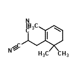 CAS#: 771548-71-1， [(2,6,6-Trimethyl-1,3-cyclohexadien-1-yl)methyl]malononitrile