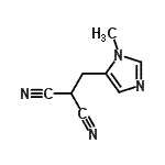 CAS#: 771550-81-3， [(1-Methyl-1H-imidazol-5-yl)methyl]malononitrile