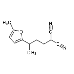 CAS#: 771561-51-4， [3-(5-Methyl-2-furyl)butyl]malononitrile