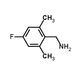 structure of CAS# 771582-44-6, 1-(4-Fluoro-2,6-dimethylphenyl)methanamine;(4-fluoro-2,6-dimethylphenyl)methanamine;(4-fluoro-2,6-dimethylphenyl)methylamine;1-(4-Fluoro-2,6-dimethylphenyl)methanamine