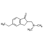 CAS#: 772279-15-9， 2-[(Dimethylamino)methyl]-5-ethyl-1-indanone