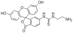 CAS#: 77228-87-6， 3-(2-Aminoethyl)-1-(3',6'-Dihydroxy-1-Oxospiro[2-Benzofuran-3,9'-Xanthene]-5-Yl)Thiourea