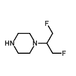 CAS#: 772330-41-3， 1-(1,3-Difluoro-2-propanyl)piperazine