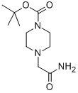 结构式 CAS# 77278-70-7, (4-叔丁氧羰基-哌嗪-1-基)-乙酰胺