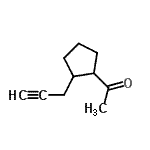 CAS#: 77291-09-9， 1-[2-(2-Propyn-1-yl)cyclopentyl]ethanone
