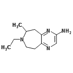 CAS#: 773008-45-0， 7-Ethyl-8-methyl-6,7,8,9-tetrahydro-5H-pyrazino[2,3-d]azepin-2-amine