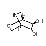 CAS 登录号：773038-78-1， (1R,4R,7S,8R)-2-氧杂-5-氮杂双环[2.2.2]辛烷-7,8-二醇