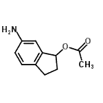 CAS#: 773055-99-5， 6-Amino-2,3-dihydro-1H-inden-1-yl acetate