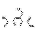 CAS#: 773056-89-6， 4-Carbamoyl-3-methoxybenzoic acid