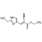 CAS#: 773082-59-0， Ethyl (2E)-2-cyano-3-(2-ethyl-1H-imidazol-4-yl)acrylate