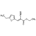 CAS#: 773090-90-7， Ethyl (2E)-2-cyano-3-(5-ethyl-2-furyl)acrylate
