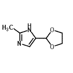 CAS#: 773096-62-1， 4-(1,3-Dioxolan-2-yl)-2-methyl-1H-imidazole