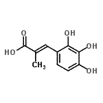 CAS#: 773120-31-3， (2E)-2-Methyl-3-(2,3,4-trihydroxyphenyl)acrylic acid
