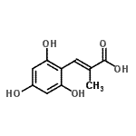 CAS#: 773120-32-4， (2E)-2-Methyl-3-(2,4,6-trihydroxyphenyl)acrylic acid