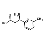 CAS#: 773122-42-2， 3-amino-3-(6-methyl-2-pyridyl)propanoic acid