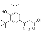 CAS#: 773122-46-6， 3-amino-3-(3,5-ditert-butyl-4-hydroxy-phenyl)propanoic acid