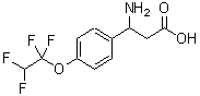 CAS#: 773122-82-0， 3-amino-3-[4-(1,1,2,2-tetrafluoroethoxy)phenyl]propanoic acid