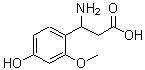 CAS#: 773124-31-5， 3-amino-3-(4-hydroxy-2-methoxy-phenyl)propanoic acid
