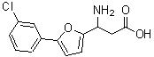 CAS#: 773125-85-2， 3-amino-3-[5-(3-chlorophenyl)-2-furyl]propanoic acid