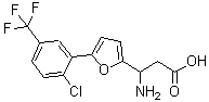 CAS#: 773125-93-2， 3-amino-3-[5-[2-chloro-5-(trifluoromethyl)phenyl]-2-furyl]propanoic acid