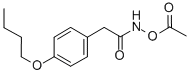 CAS 登录号:77372-67-9, 4-正丁氧基苯基乙酰氧肟酸-O-乙酸酯