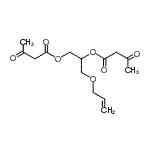 CAS#: 77376-18-2， 3-(Allyloxy)-1,2-propanediyl bis(3-oxobutanoate)