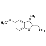 CAS#: 773880-72-1， 2-Ethyl-5-methoxy-3-methylene-2,3-dihydro-1-benzofuran