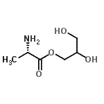 CAS#: 77411-53-1， 2,3-Dihydroxypropyl L-alaninate