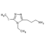CAS#: 774155-58-7， 3-[4-Ethyl-5-(methylsulfanyl)-4H-1,2,4-triazol-3-yl]-1-propanamine