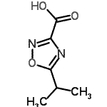 CAS#: 774511-34-1， 5-Isopropyl-1,2,4-oxadiazole-3-carboxylic acid