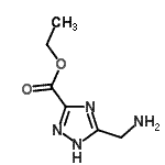 CAS#: 774527-57-0， Ethyl 5-(aminomethyl)-1H-1,2,4-triazole-3-carboxylate