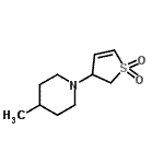 CAS#: 774533-88-9， 1-(1,1-Dioxido-2,3-dihydro-3-thiophenyl)-4-methylpiperidine