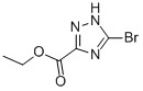 structure of CAS# 774608-89-8, 5-Bromo-1H-1,2,4-Triazole-3-Carboxylic Acid Ethyl Ester;5-BROMO-1H-1,2,4-TRIAZOLE-3-CARBOXYLIC ACID ETHYL ESTER;Ethyl 5-Bromo-1H-1,2,4-Triazole-3-Carboxylate
