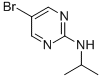 结构式 CAS# 77476-95-0, 5-溴-2-(异丙基氨基)嘧啶