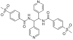 CAS#: 77502-35-3， 4-Methylsulfonyl-N-[2-[(4-Methylsulfonylbenzoyl)Amino]-1,2-Di(Pyridin-4-Yl)Ethyl]Benzamide