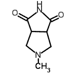 CAS#: 775240-19-2， 5-Methyltetrahydropyrrolo[3,4-c]pyrrole-1,3(2H,3aH)-dione